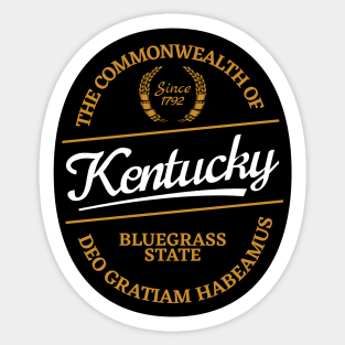 Commonwealth of Kentucky Sticker